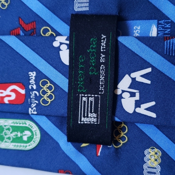 Summer Olympic Games 100% Silk Tie By Pierre Pacha - Picture 3 of 4